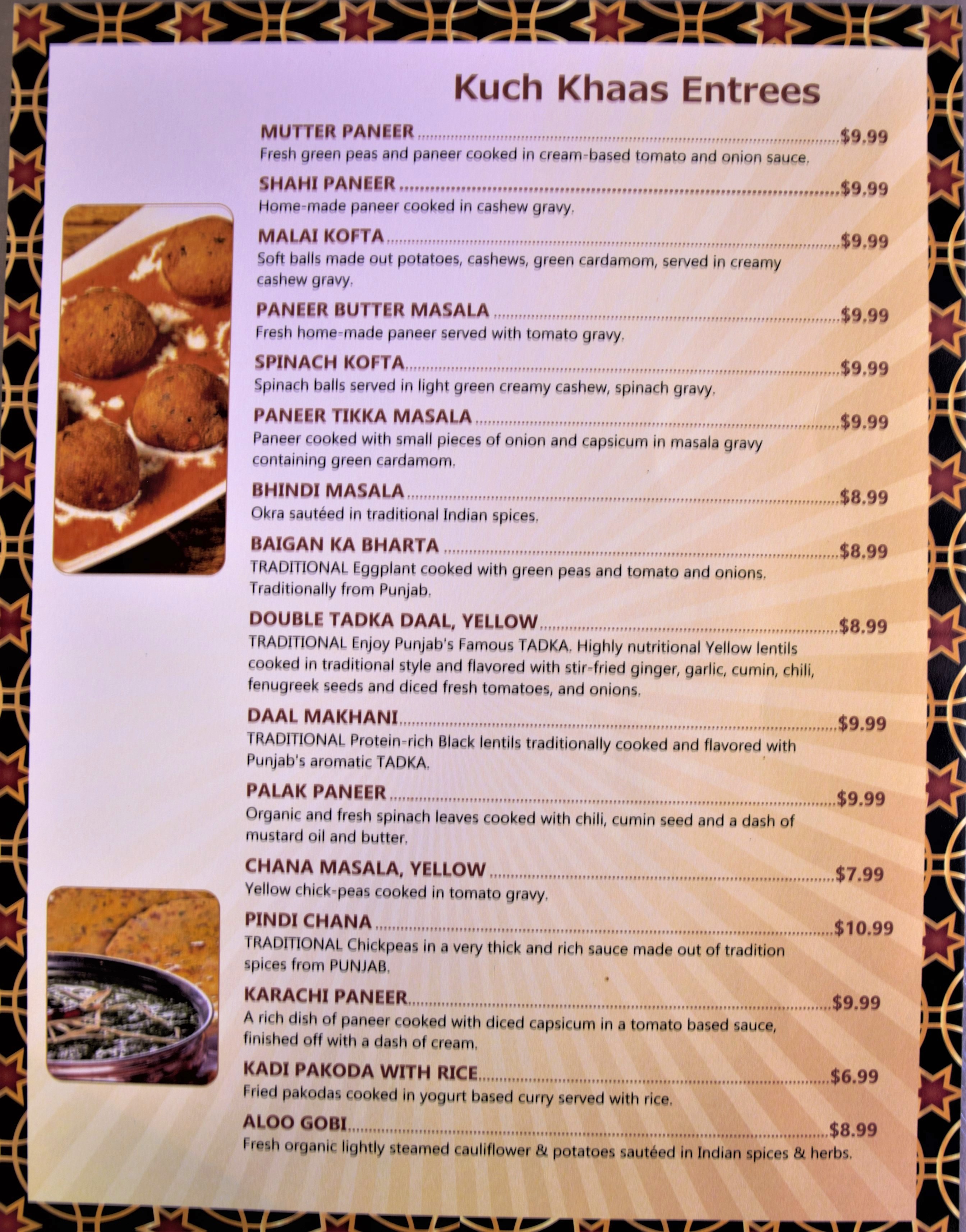 Menu Shimla Peppers